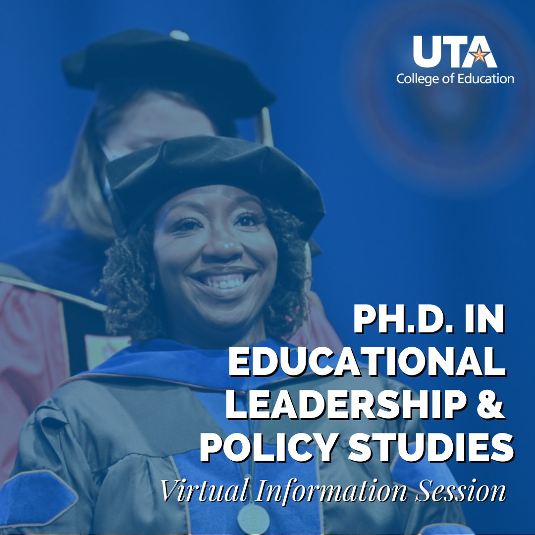 UTAeducation's tweet photo. 🌟 Have dreams of a Ph.D. Register for our info session via Zoom and attend for the opportunity to receive an application fee waiver. Register: https://t.co/jOpVr3dv6c

#MavUp #LeadUTA https://t.co/Bq5fEgYE72