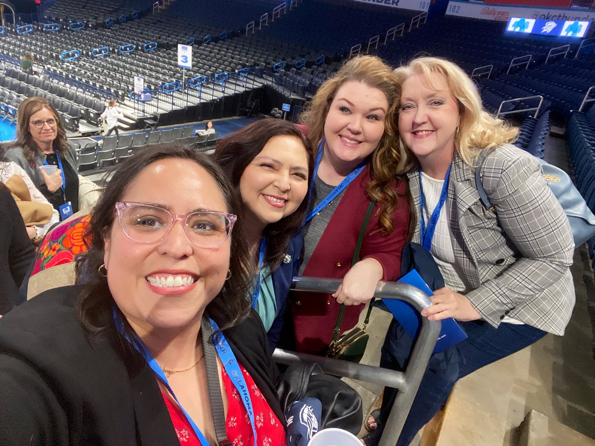 kristinsooner's tweet photo. Positive & uplifting day at the Women in Business Summit with the @okcthunder #WomensHistoryMonth #femalebusinessowners @Erikals7 @danetteleighton @REIOK #VESTHer https://t.co/YaA1aDKyYF