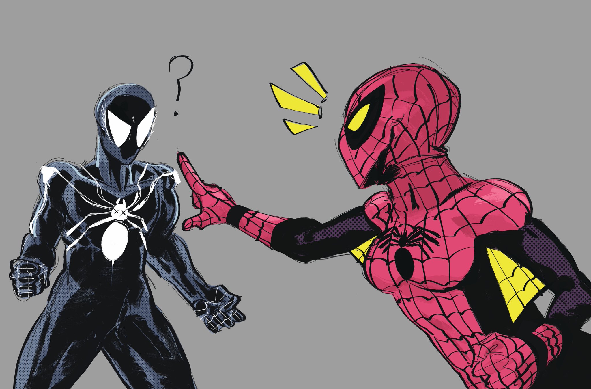 inky 🏳️⚧️♀️ on X: day 502 of drawing spider-man until across the spider-verse comes out 16 days left. #spiderman #acrossthespiderverse / X