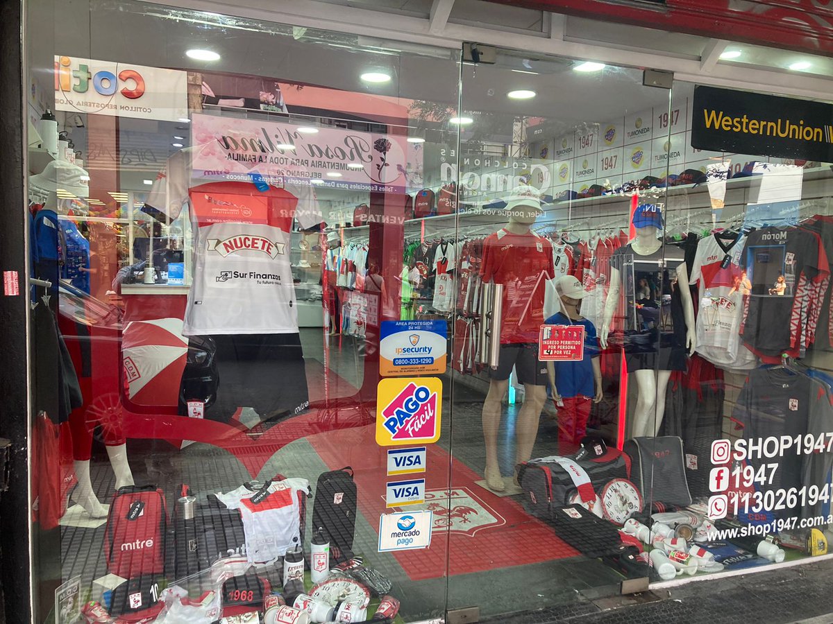mitreArg's tweet photo. SHOP 1947, local exclusivo de toda la indumentaria oficial del Club Deportivo Moron, encontralo en Calle Belgrano  21  de Morón. @depmoronoficial https://t.co/FEdT1DeLWI