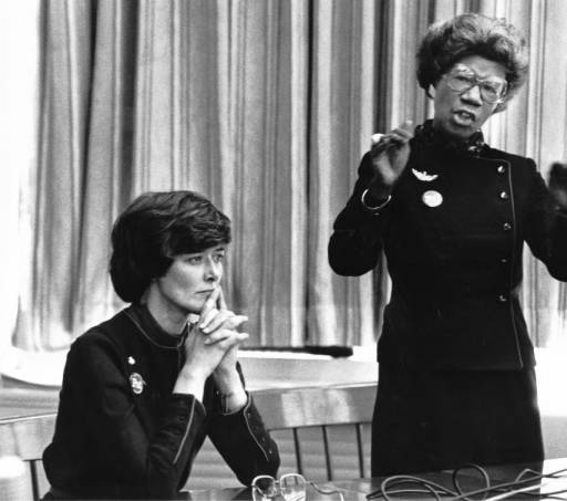 Two amazing women right here. #PatSchroeder #ShirleyChisholm