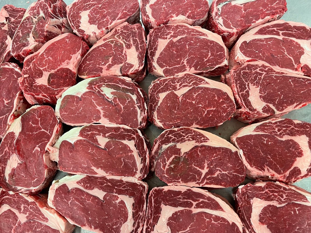 MeatPeter's tweet photo. 70 day salt-aged Ribeyes, coming out for all the Mothers…fathers can enjoy too.
#beef #ribeye #saltagedbeef #mothersday https://t.co/ux4ydkIUjt