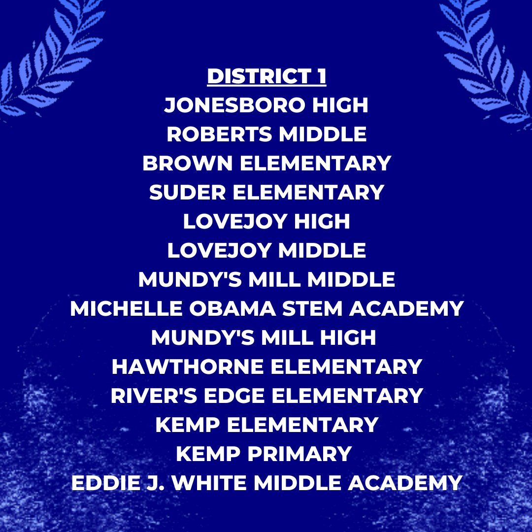Ms. Jasmine Bowles is a Clayton County School Board member and represents District 1.  Thank you for your continued dedication and support! We appreciate you! Ms. Bowles' biography and the schools in her district can be found at: clayton.k12.ga.us/.../board_of..… #ccps #ccpsschoolboard