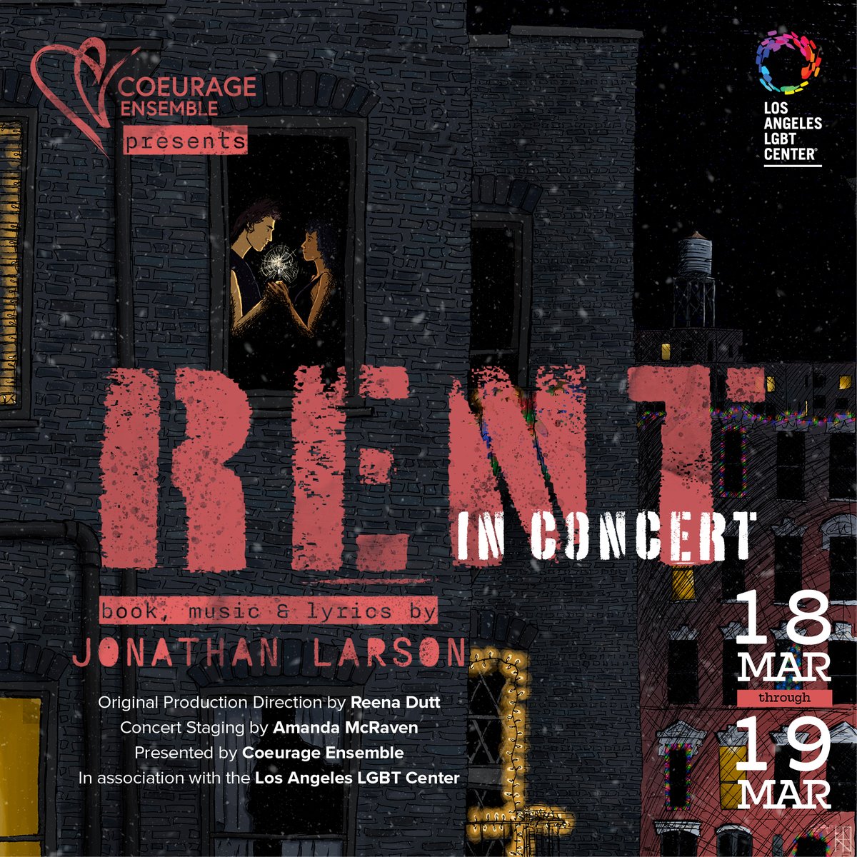Come see Rent: In Concert and the experimental musical Menstruation: A Period Piece this week at the Los Angeles LGBT Center! Get your tickets now at lalgbtcenter.org/theatre.