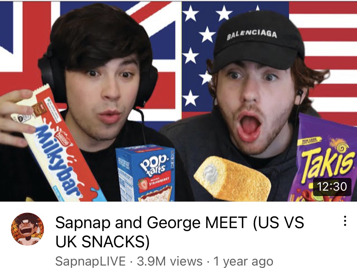 minticedream's tweet photo. I thought sapnap uploaded a new video but it’s from 1 YEAR AGO?? HUHH https://t.co/Sfn92hqlZp