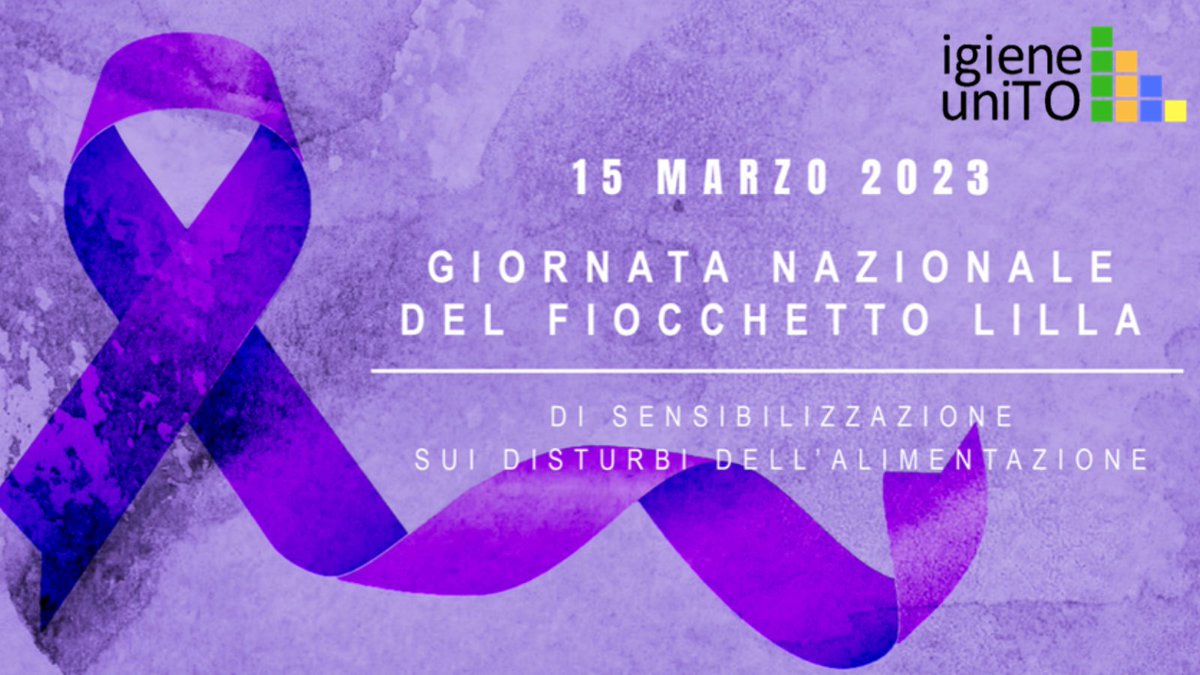 IgieneUnito's tweet photo. 📌#15marzo Giornata nazionale del Fiocchetto Lilla contro i disturbi del comportamento alimentare

Approfondiamo insieme: #anoressia, #bulimia nervosa e il binge eating sono un problema di #sanitàpubblica.
Colpiscono la popolazione femminile con un rapporto tra femmine ... 
1/4 https://t.co/FxjMMl1xwA