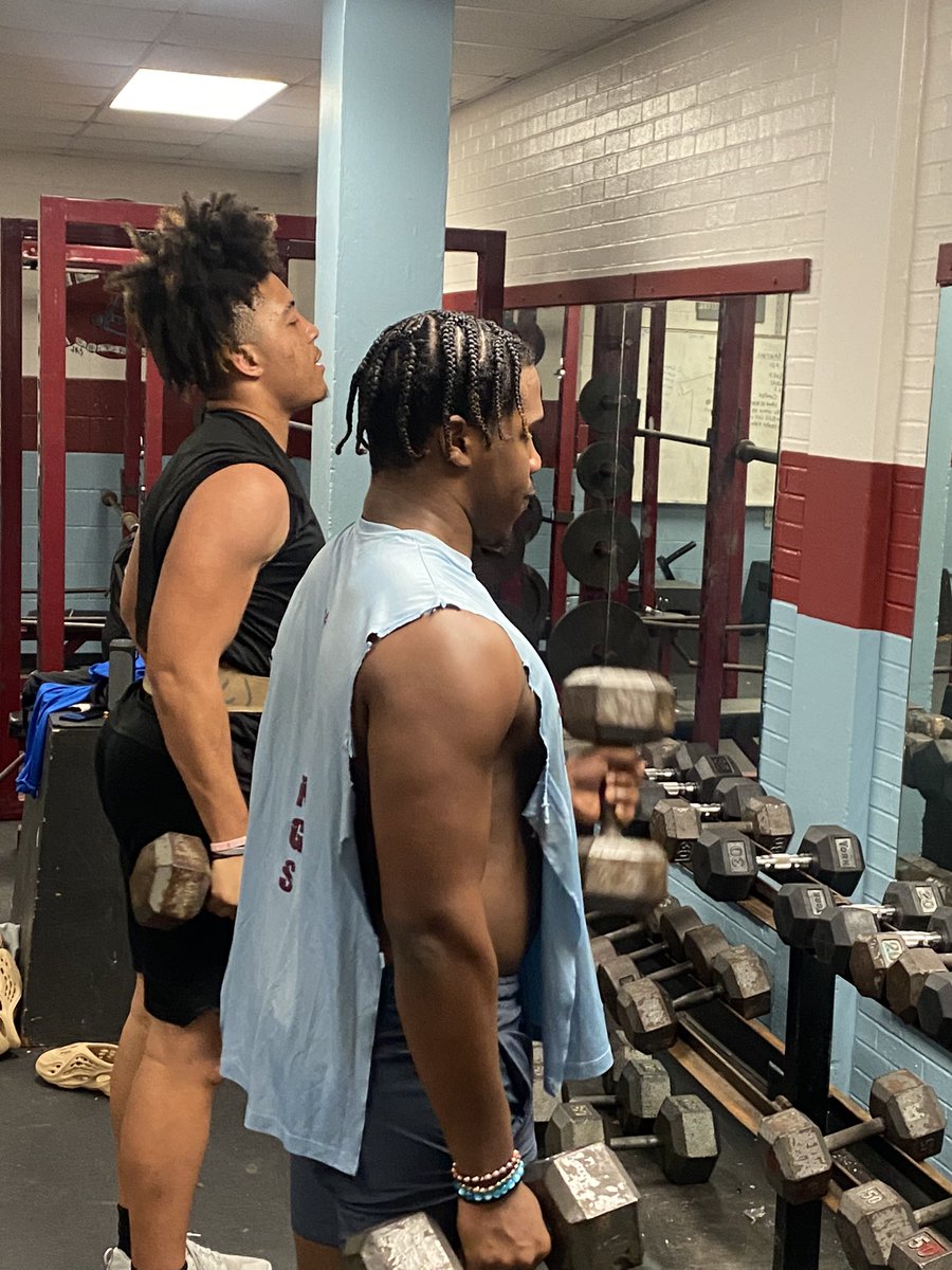 Spring Break? Keep grinding fellas!!! <a href="/EllijahEllis/">Ellijah “Red” Ellis</a> <a href="/treshaun_harris/">Treshaun Harris</a> <a href="/ECSUFBL/">ECSU FOOTBALL</a> <a href="/JCSUFootball/">Golden Bulls</a> <a href="/Northforsythfo1/">NFHS Football</a> 
“Once a Viking always a Viking”