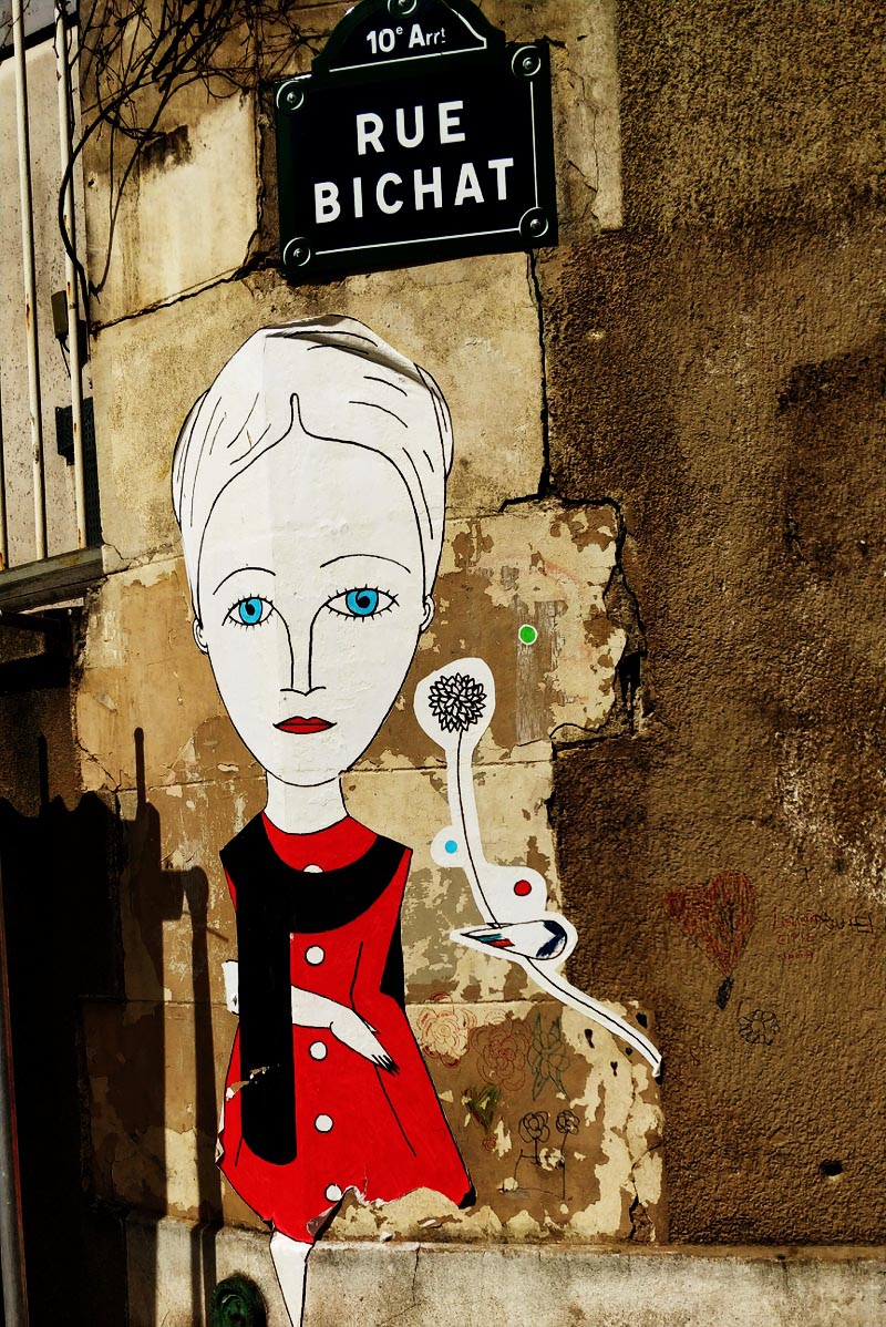 MAlphabetique's tweet photo. La rue Bichat #paris10 débute rue du Faubourg-du-Temple et se termine quai de Jemmapes. 
En raison du voisinage de l'hôpital Saint-Louis, cette rue a été nommée en l'honneur de Marie François Xavier Bichat (1771-1802), médecin français.
⬇️ https://t.co/5v8vBlyNTd