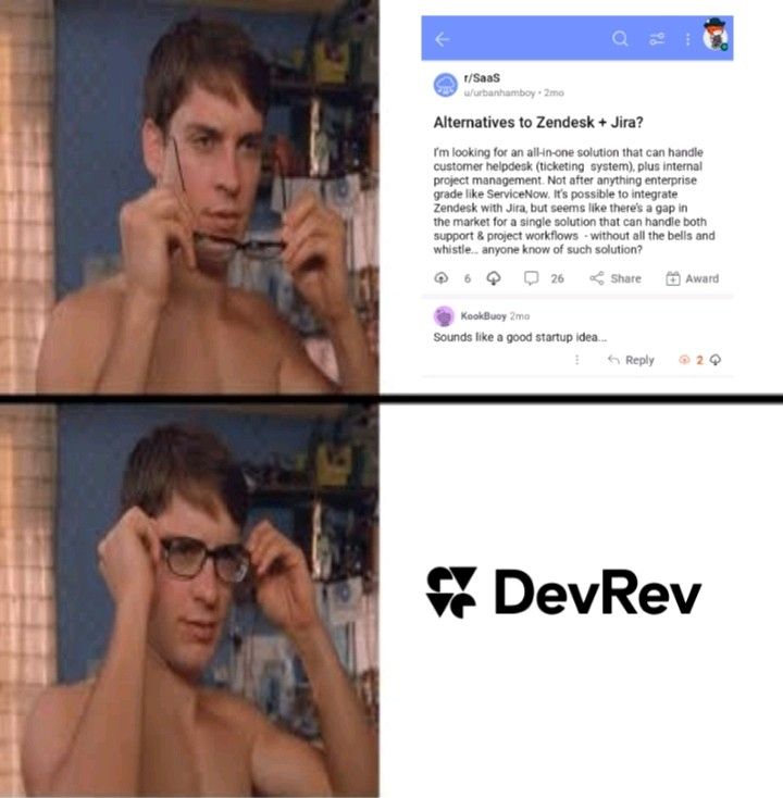 DevRev tweet media