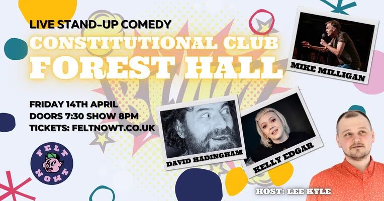 Mark McCormick (@markmcc11566887) on Twitter photo Tkts for a fab comedy night at Forest Hall con club, 5 Park Drive, NE12 9JN can be ordered via feltnowt.co.uk/events/308/ <a href="/FeltNowt/">Felt Nowt</a> @Choochsdad @ImLeeKyle <a href="/DavidHadingham/">David Hadingham</a> <a href="/Thegavinwebster/">Gavin Webster</a> <a href="/WeLoveNewComedy/">We Love New Comedy</a> <a href="/ComedyGigsClubs/">#ComedyGigs & Clubs</a> <a href="/PromoteComedy/">JokePit The Comedy Box Office</a> @drew3107 <a href="/Ian_Mac3/">Ian McCormick</a> <a href="/TynesideTalent/">Events In The North Of England</a> <a href="/ne_comedy/">North East Comedy Hot House</a> Tkts for a fab comedy night at Forest Hall con club, 5 Park Drive, NE12 9JN can be ordered via feltnowt.co.uk/events/308/ <a href="/FeltNowt/">Felt Nowt</a> @Choochsdad @ImLeeKyle <a href="/DavidHadingham/">David Hadingham</a> <a href="/Thegavinwebster/">Gavin Webster</a> <a href="/WeLoveNewComedy/">We Love New Comedy</a> <a href="/ComedyGigsClubs/">#ComedyGigs & Clubs</a> <a href="/PromoteComedy/">JokePit The Comedy Box Office</a> @drew3107 <a href="/Ian_Mac3/">Ian McCormick</a> <a href="/TynesideTalent/">Events In The North Of England</a> <a href="/ne_comedy/">North East Comedy Hot House</a>