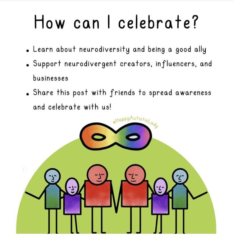 Celebrate Neurodiversity 🧠 It aims to transform how neurodivergent individuals are perceived, supported and recognize the many talents and advantages of being neurodivergent, creating more inclusive and equitable cultures that celebrate differences and empower every individual