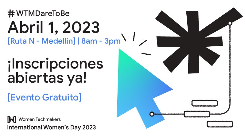 pionerasdev's tweet image. Corre a inscribirte en nuestro próximo evento gratuito para todos los que deseen aprender más del mundo de la tecnología. 

Tendremos workshops, charlas, rifas y mucho más. 

Nos vemos este 1ro de abril en @Ruta_N a las 8:00 am. 

Inscríbete aquí ➡ bit.ly/BEIWD23