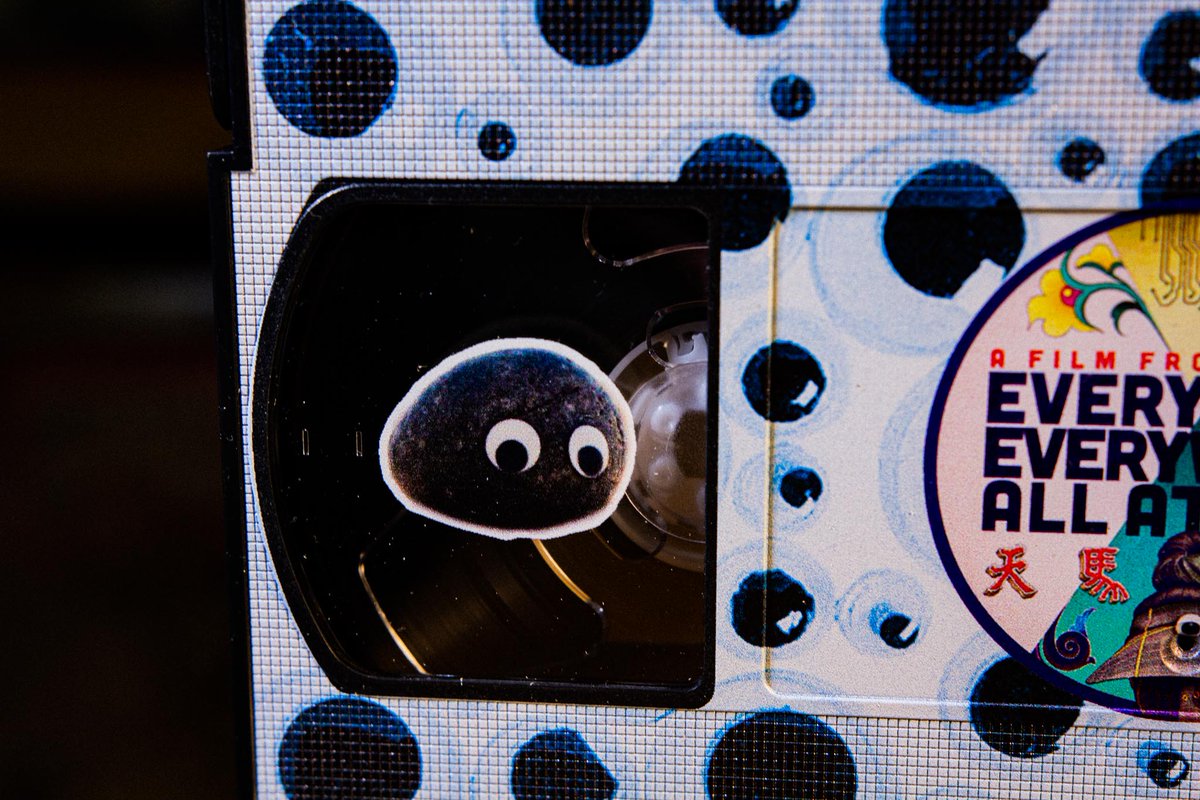 unstable_king's tweet photo. I made an #EverythingEverywhereAllAtOnce working VHS tape. #vhs #tapehead #bekindrewind #A24 https://t.co/OZkkf9I6BC