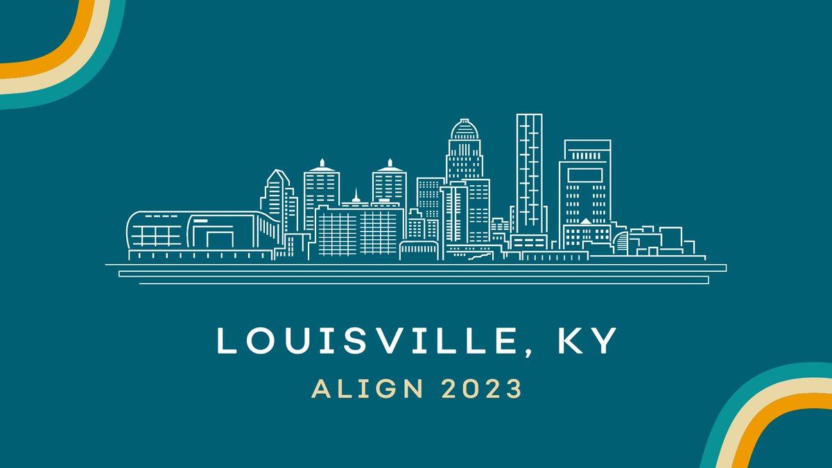 align_conf's tweet image. ✨Join us for the 2023 Align Conference in Derby City! ✨ Join an all-star lineup of speakers in Louisville, KY for labs &amp;amp; lectures focused on the latest patient care, innovative research &amp;amp; hands-on learning.📍 Louisville, KY! 🗓️ Aug. 25 - 27 Register 🔗: bit.ly/3K7nvlec