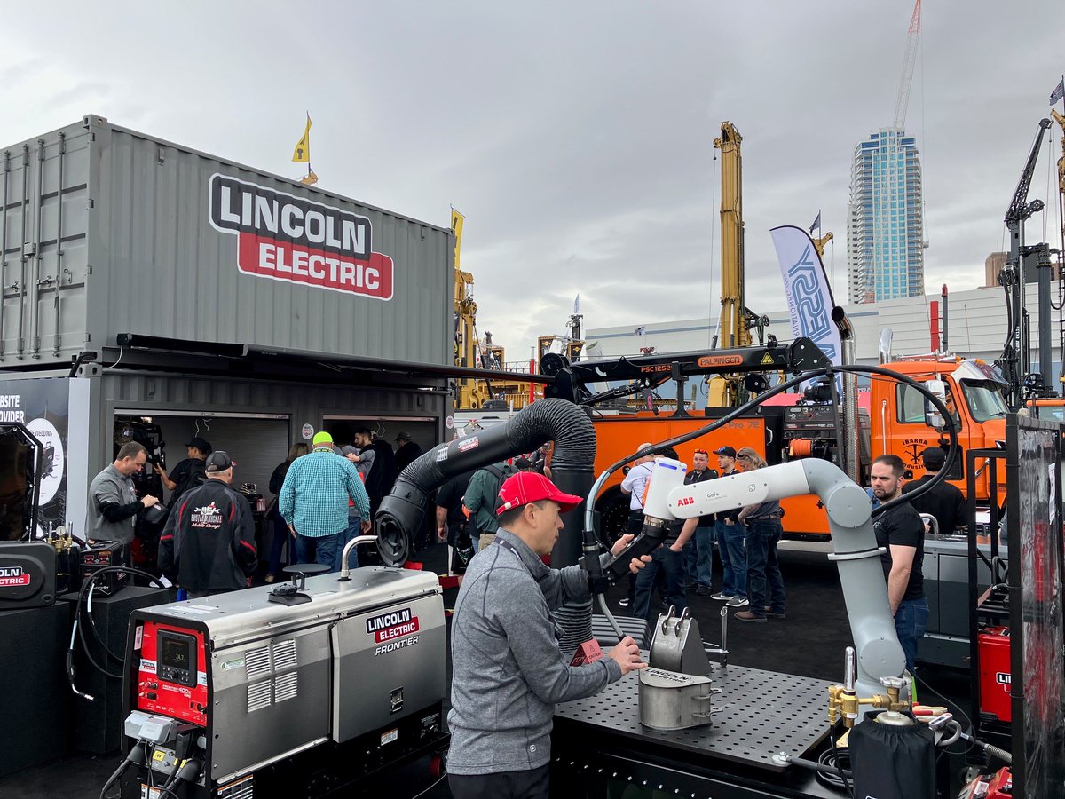 LincolnElectric's tweet image. We&apos;re off to a great start at @conexpoconagg in Vegas! If you’re at the show, be sure to come see us at Booth D1701. #CONEXPOCONAGG #CONEXPOCONAGG2023 #WeldRed #WeldRedNation