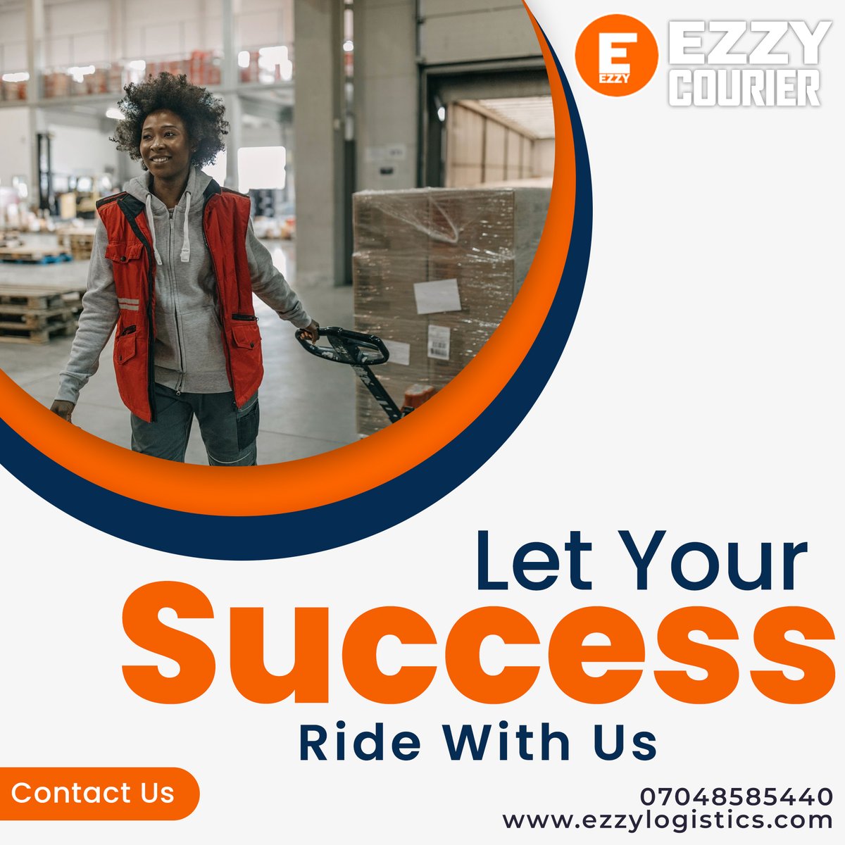 Ezzy_Courier's tweet photo. 🚚📦 Let Ezzy Courier be your driving force towards success! With our reliable and efficient delivery services, your packages will arrive on time and in perfect condition. 

#ezzylcourier #courier #fastdelivery #expresscourier #speedydelivery #Nigeria https://t.co/vwY8ZhrZyw