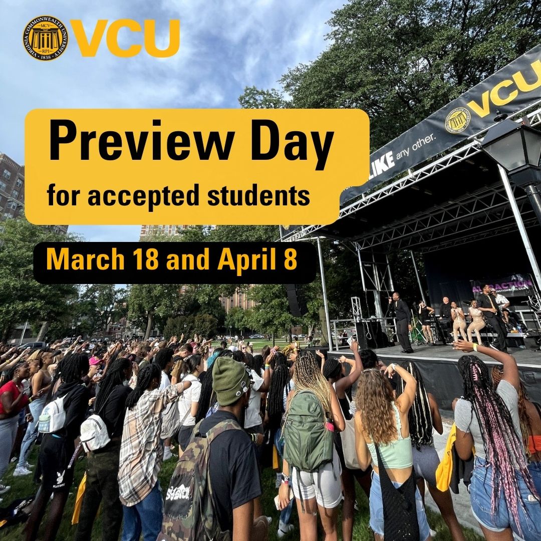 VCU Admissions tweet media