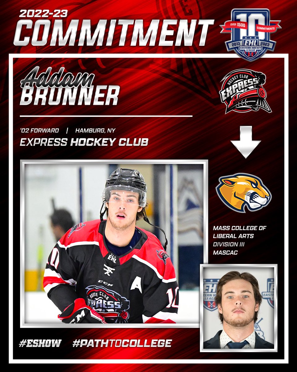 Brunner Commits to MCLA

Express Veteran Forward Set to Join Trailblazers this Fall

🔗- bit.ly/3Jh77Qf

#EShow | #PathToCollege