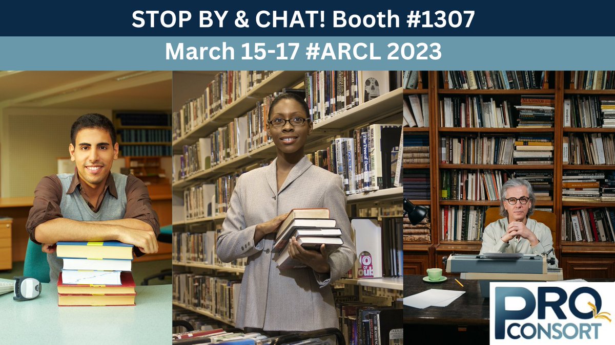 ProConsort's tweet image. Over the past 23 years, ProConsort has continued to provide your library with reliable procurement services!
See you at #ACRL2023 .
#proconsort #Pittsburgh #waldo #libraries