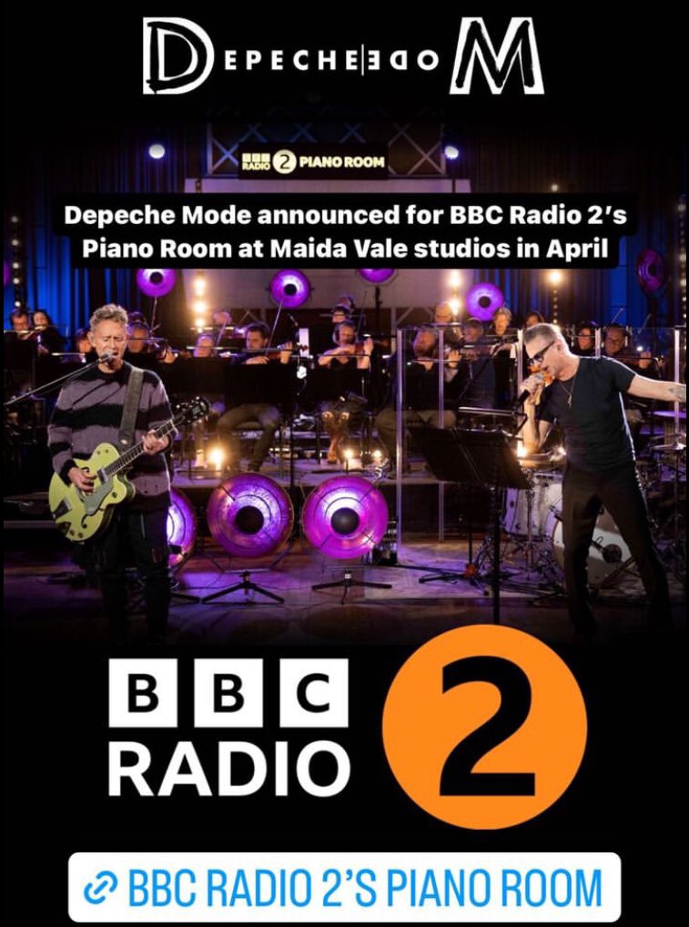 #DepecheMode #mementomori #bbcradio2 #pianoroom #live