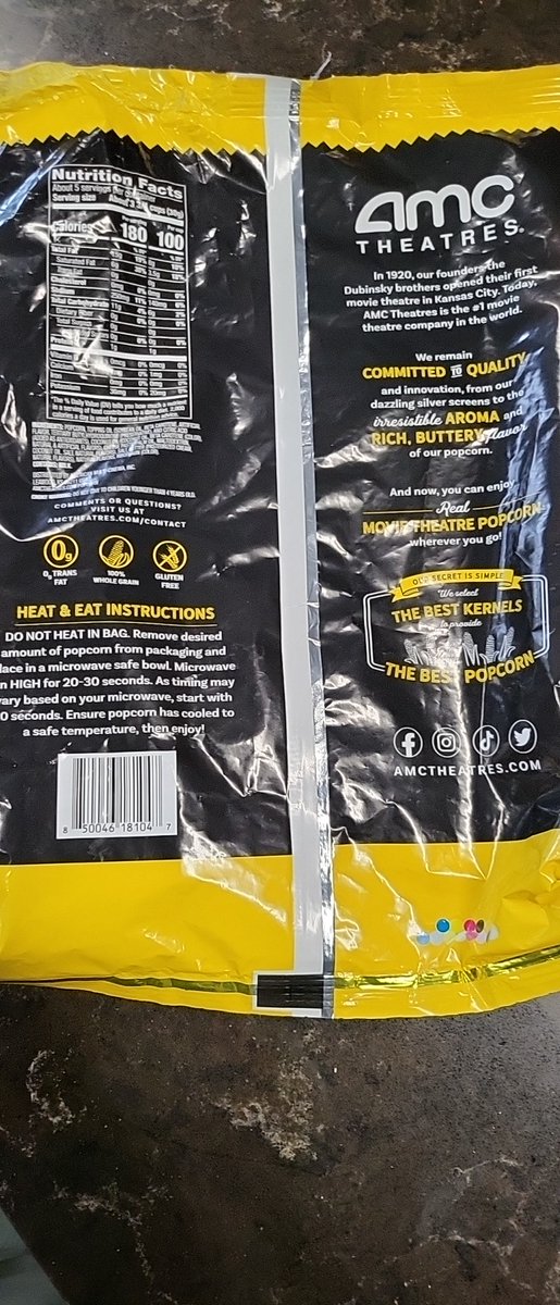 cryptograft's tweet photo. aaaand it's gone!
#AMCPerfectlyPopcorn
#AMCPopcornParty
#yesyesyes
#bestpopcornever
#AMC 🧈🧈🍿
#popcorn https://t.co/nUlVUZZZpI