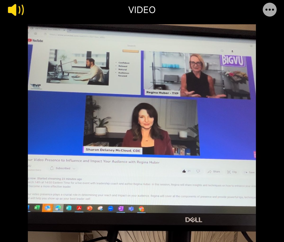 NonprofitWoman's tweet photo. #ReginaHuber Outstanding presentation on Mastering Your Video Presence to Influence and Impact Your Audience. https://t.co/rEvELZns0u