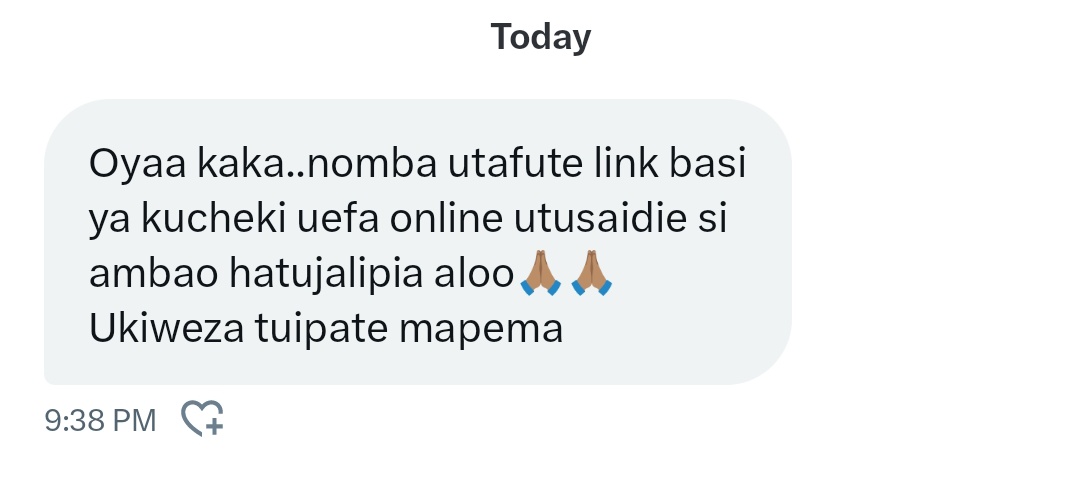 babalao__'s tweet image. Mwenye link msaada