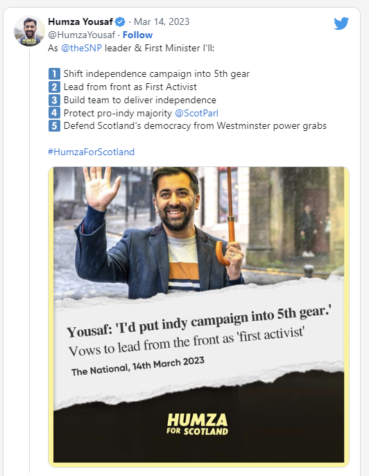AgentP22's tweet photo. So nothing about actually running the country, or fixing the problems with the economy, education, drug deaths, policing or the NHS? 

What an insult to Scotland. https://t.co/E47N7Puw2Y
