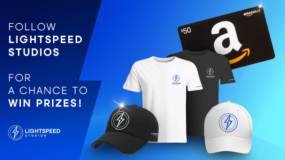 __lightspeed___'s tweet photo. ⚡️GIVEAWAY⚡️
If you’re at @Official_GDC, stop by our booth #S1069 for a chance to win an Amazon gift card and some LightSpeed Studios Merch!
If you can't make it, see below for a chance to win some merch and an Amazon gift card 👀👇 https://t.co/RqPAkGYKsm