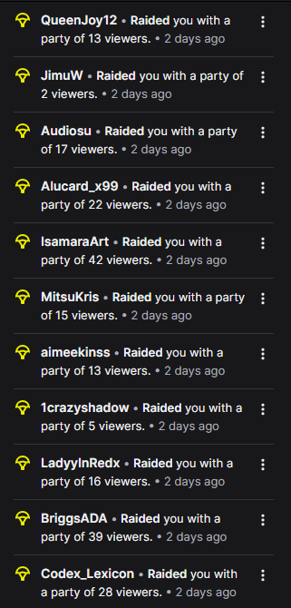 LovePhenomenon_'s tweet photo. Also, cause i totally forgot on tournament day HUGE shout out to these freaking legends with the mostttt for the raid love. <3
Go find them &amp; say haii! https://t.co/1XNSFNVcxb