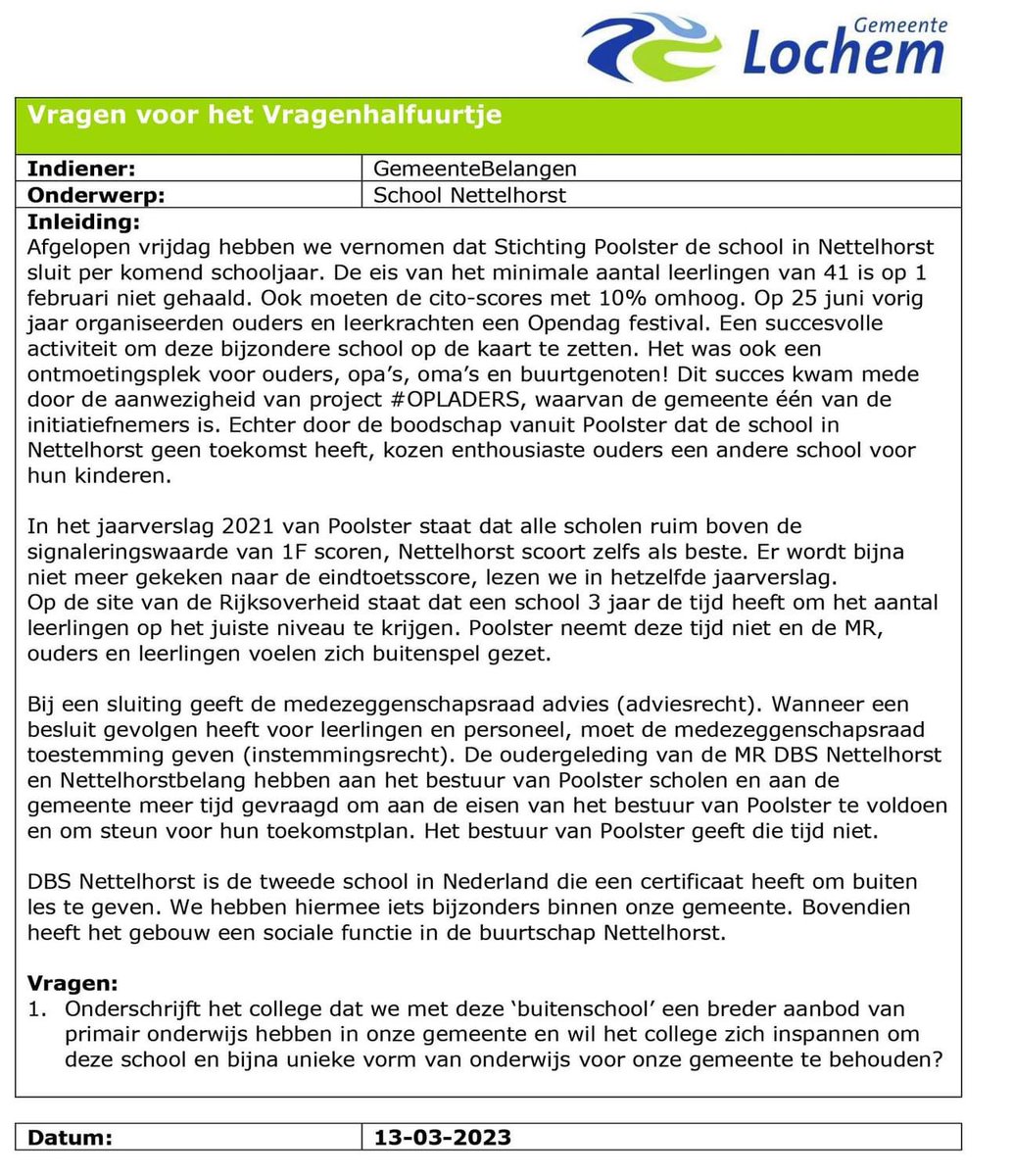 GemeenteBelangen Lochem tweet media