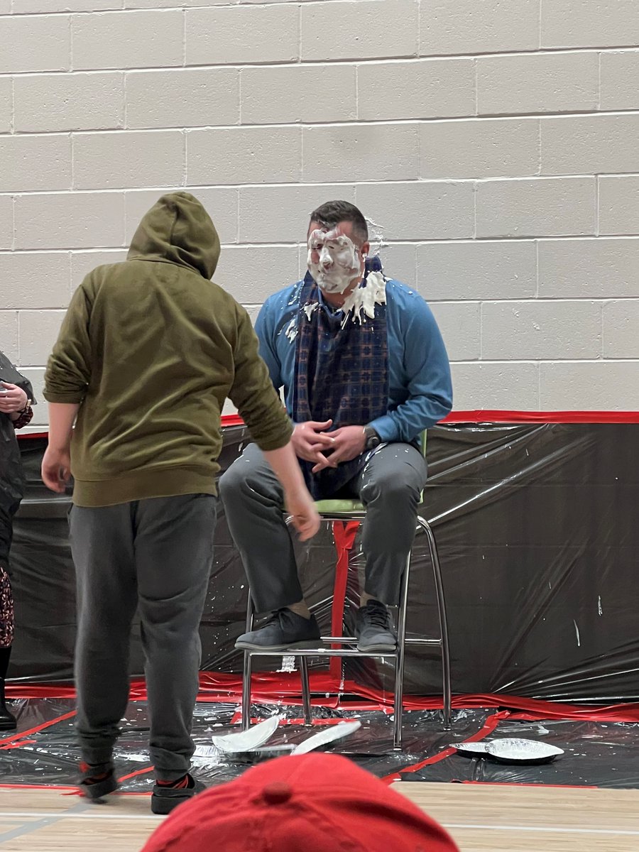 Today is Pi Day! 🥧#piday

In case you were wondering how Four Winds Principal, Mr. Requa, spent his Pi Day, this should sum it up!

We are so lucky to have administrators who are willing to do just about anything to bring laughter and joy to our students.
