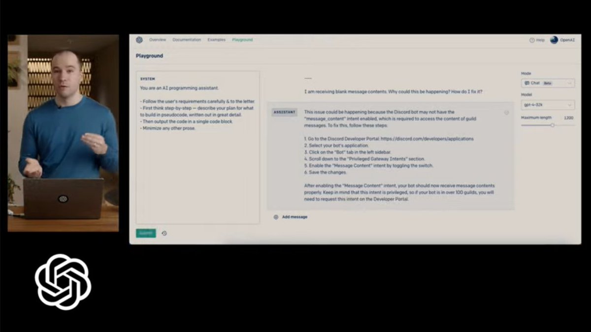 AlirezaNaji_'s tweet image. زنده

📌به گفته آقای  Greg Brockman کوفاندر open-AI، مدل زبان GPT-4 یک مدل بصری نیز است و می تواند تصاویر را مانند بصورت طبیعی درک کرده و با تصویر پاسخ دهد. این یعنی قدرت درک تصاویر بر اساس پاسخ های طبیعی مورد نیاز کاربر خواهد بود.

Vision Model

#هوش_مصنوعی #gpt4 #visionmodel