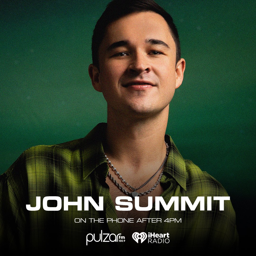 Mike Nicholas 🥝 (@mikenicholasnz) on Twitter photo The bender king himself, <a href="/johnsummit/">John Summit</a> on the phone after 4pm today!
Tune in on air 100.9FM & stream us on iHeartRadio 📻 The bender king himself, <a href="/johnsummit/">John Summit</a> on the phone after 4pm today!
Tune in on air 100.9FM & stream us on iHeartRadio 📻
