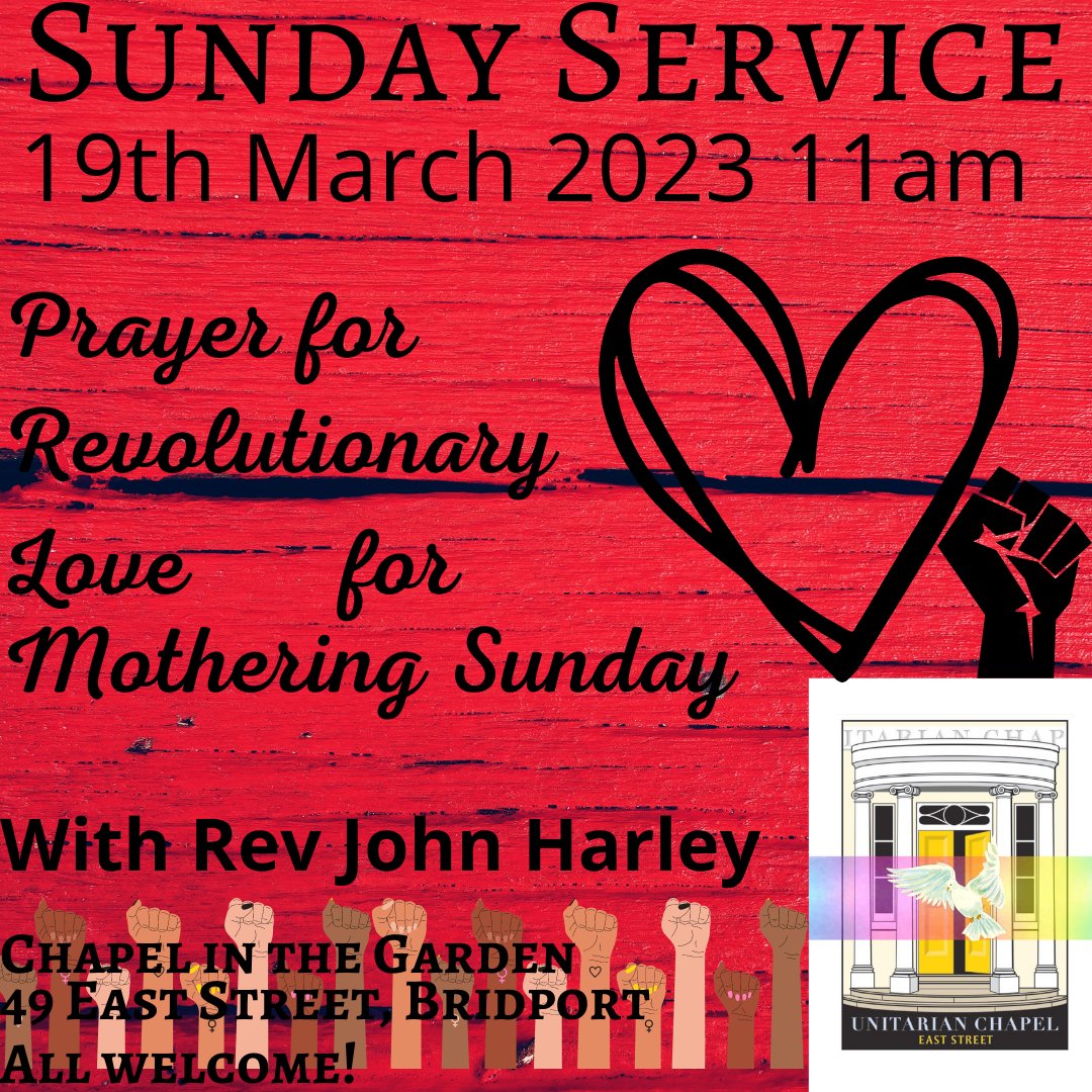 #ChapelEvents from March 14th 2023 - mailchi.mp/6843e3be9f07/c…
In his Mothering Day service Rev. John Harley will be exploring the different ways we care for and nurture each other.
