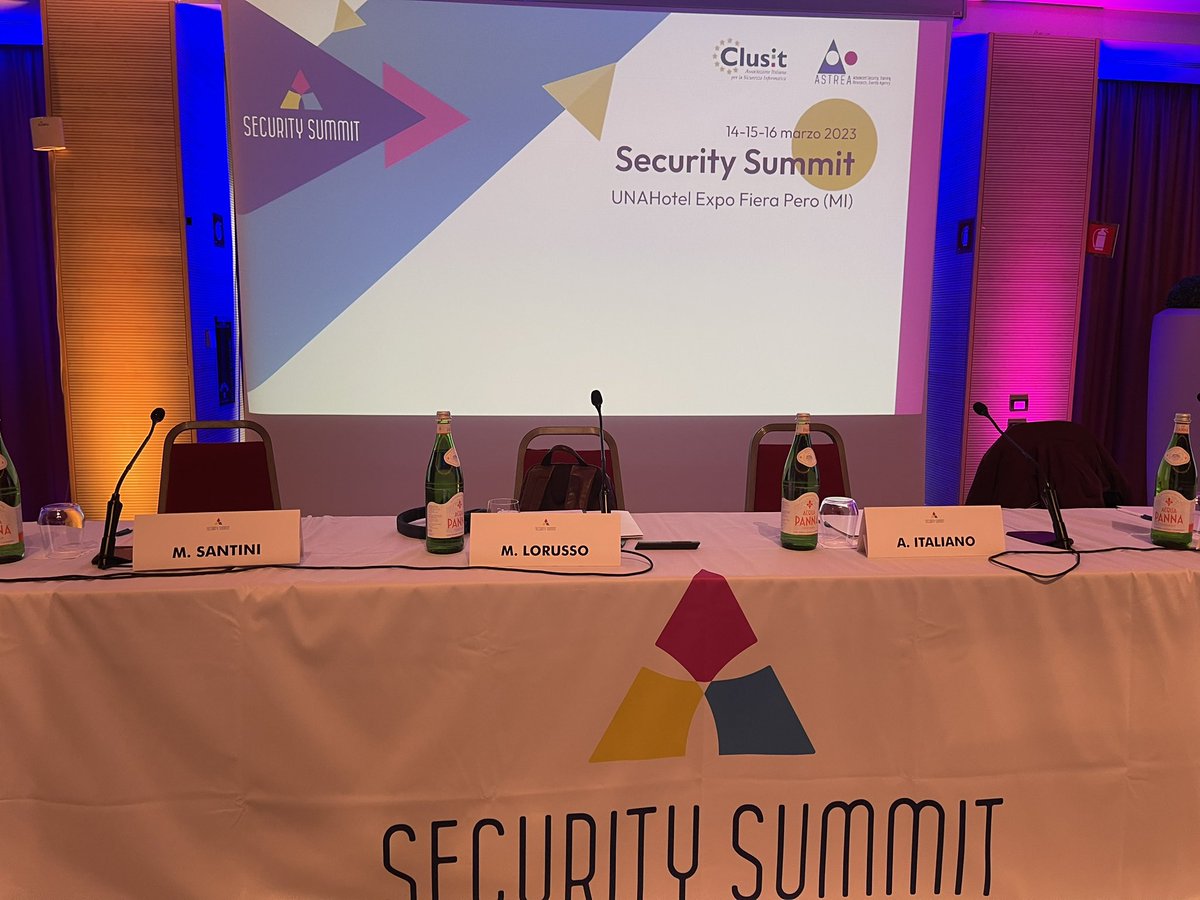 Marco Maria Lorusso (@marcolorux) on Twitter photo Grandioso #talk oggi #SecuritySummit con <a href="/WomenForSec/">WomenForSecurity</a> che ringrazio di cuore per il coinvolgimento
Un onore
#ai #ChatGPT #etica Grandioso #talk oggi #SecuritySummit con <a href="/WomenForSec/">WomenForSecurity</a> che ringrazio di cuore per il coinvolgimento
Un onore
#ai #ChatGPT #etica