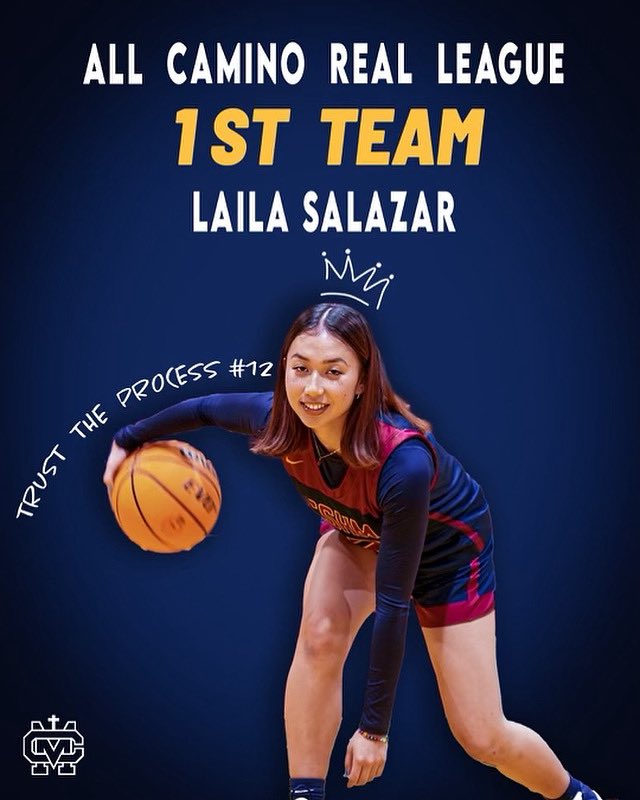 CSHMgirlsbball's tweet photo. Congratulations to our All Camino Real League  members!

1st Team: Laila Salazar ’23 &amp; Marina Leiva ‘25
2nd Team: Kenia Zavalza ’23 &amp; Serenity Gastelum’23

@lailasalazar23 @444_mar1na @keniapaolaa01 @_serenity_g 

@cshmathletics @cshmhs @ErikSarni1 @SGVNSports @James_Escarcega https://t.co/x1uu6t9tNN