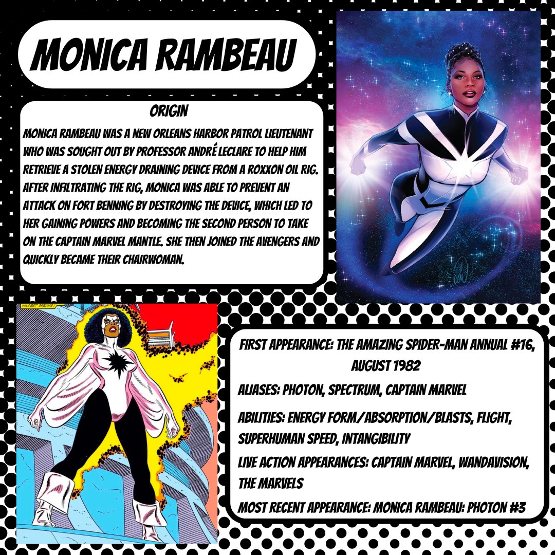 UNCGWGSS's tweet image. Happy WHM! Check out some of our favorite Marvel heroes across the decades. Full list can be found on our facebook + insta!

#uncg #uncgwgss #wgss #wcw #whm #ncbd