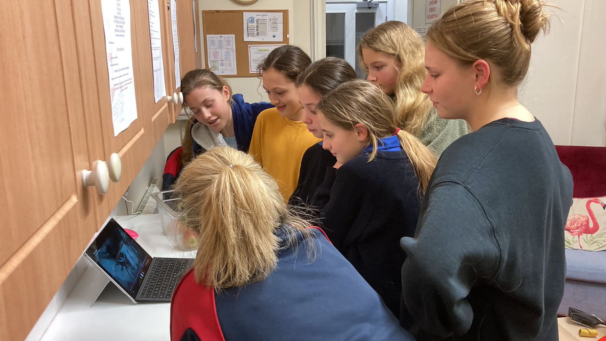 CheamBoarding's tweet photo. Much excitement in the @CheamSchool Boarding House tonight watching the news about King Charles III and his time at our prep school! #CheamBoarding #Coronation2023 https://t.co/NMAX8p5igf