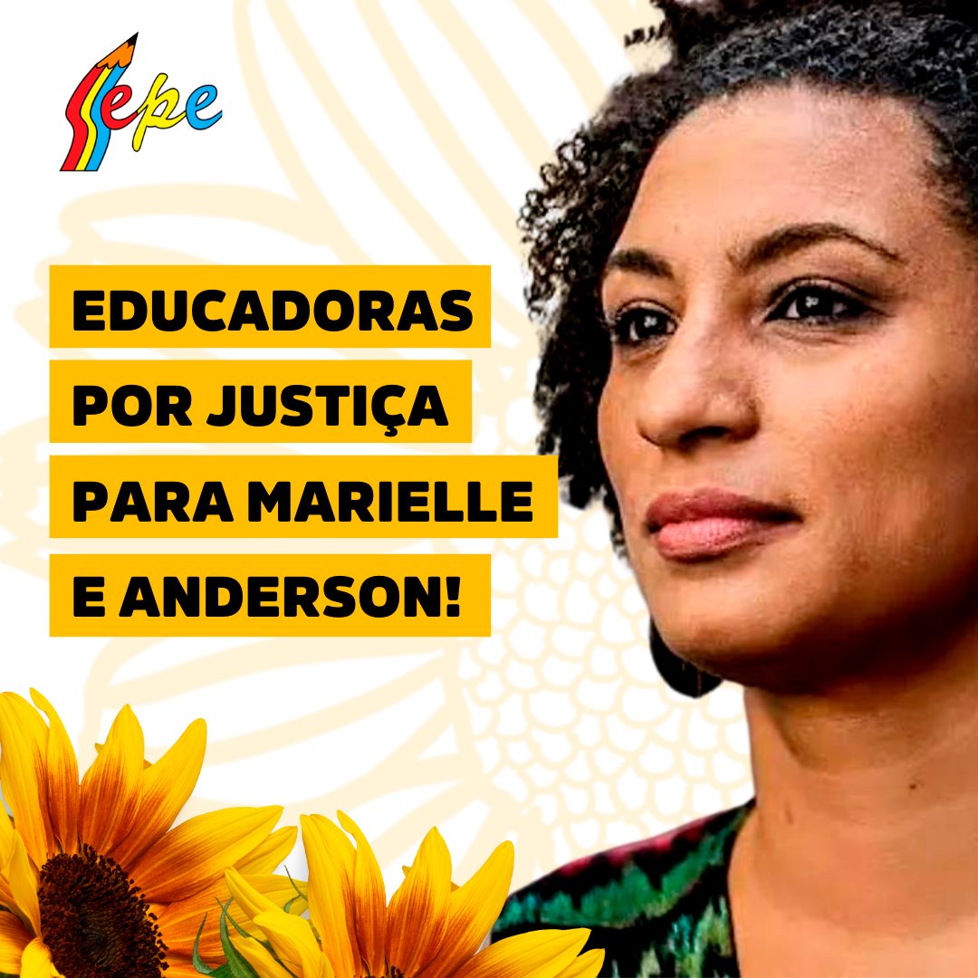 RjSepe's tweet photo. 🌻Educação e luta política têm o poder de transformar a realidade. Marielle é símbolo de resistência e suas sementes mostram que não se cala uma luta tão potente. Contudo, são 5 anos sem respostas sobre um crime tão brutal. 

#quemmandoumatarmarielle https://t.co/A48YHPJfjj