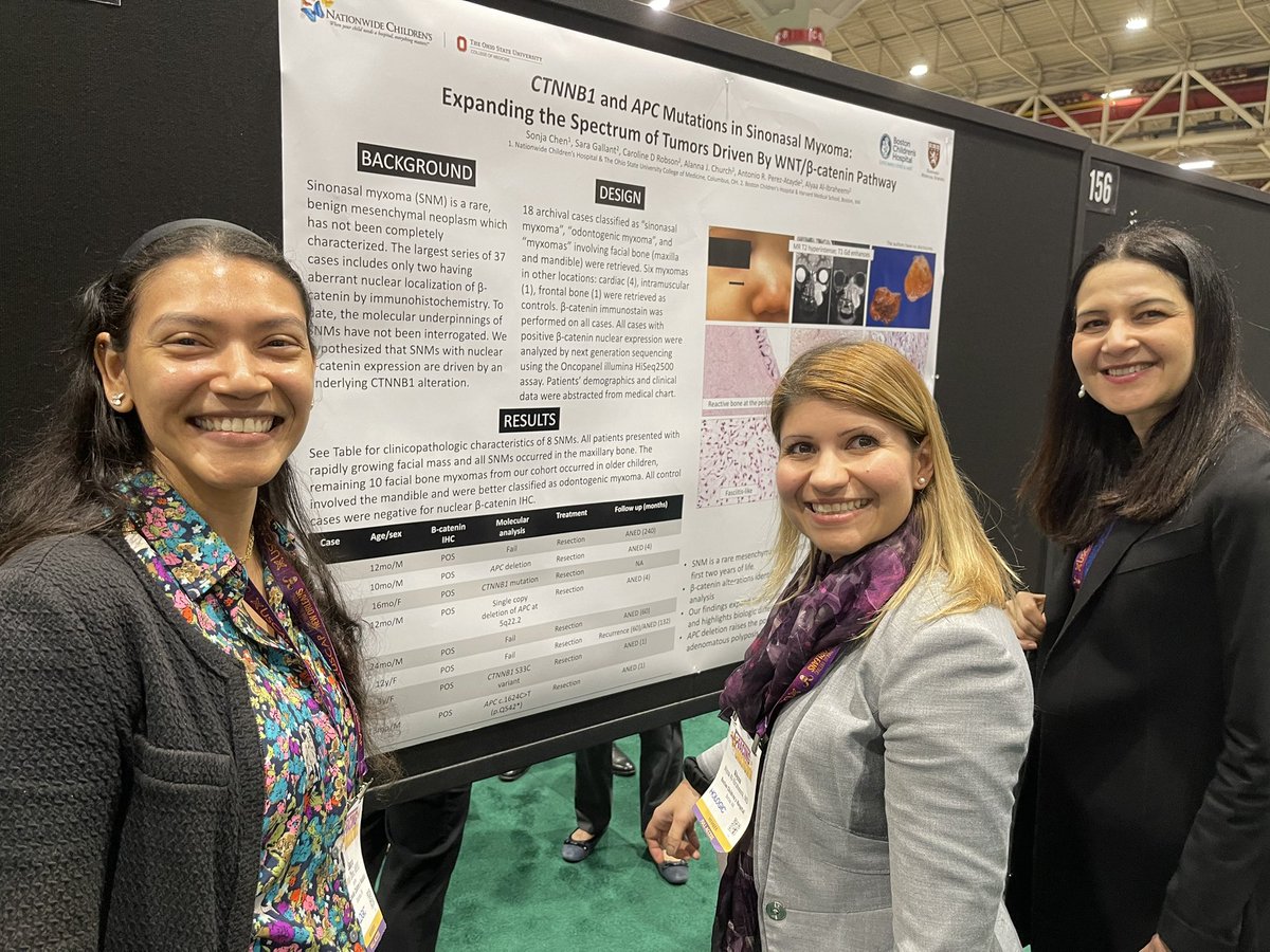 Soc. Pediatric Path. (@socpedipath) on Twitter photo Happening now at #USCAP2023: #PediPath and #BSTpath posters with <a href="/faixanmalik/">Faizan Malik, M.D. (he/him)</a> <a href="/IslandJewelsena/">Sonja Chen</a> <a href="/AlyaaIbraheemi/">Alyaa Al-Ibraheemi</a> Happening now at #USCAP2023: #PediPath and #BSTpath posters with <a href="/faixanmalik/">Faizan Malik, M.D. (he/him)</a> <a href="/IslandJewelsena/">Sonja Chen</a> <a href="/AlyaaIbraheemi/">Alyaa Al-Ibraheemi</a>