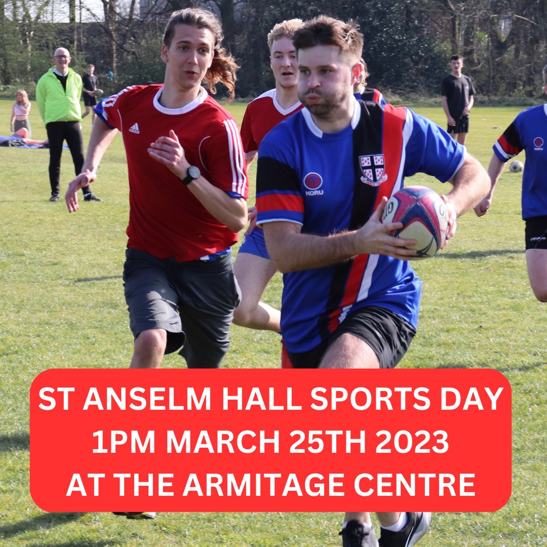 St_Anselm_Hall's tweet photo. ST ANSELM HALL SPORTS DAY
1PM MARCH 25TH
ARMITAGE CENTRE

Calling all alumni! (Athleticism not required) https://t.co/uFfZiJB4Dh