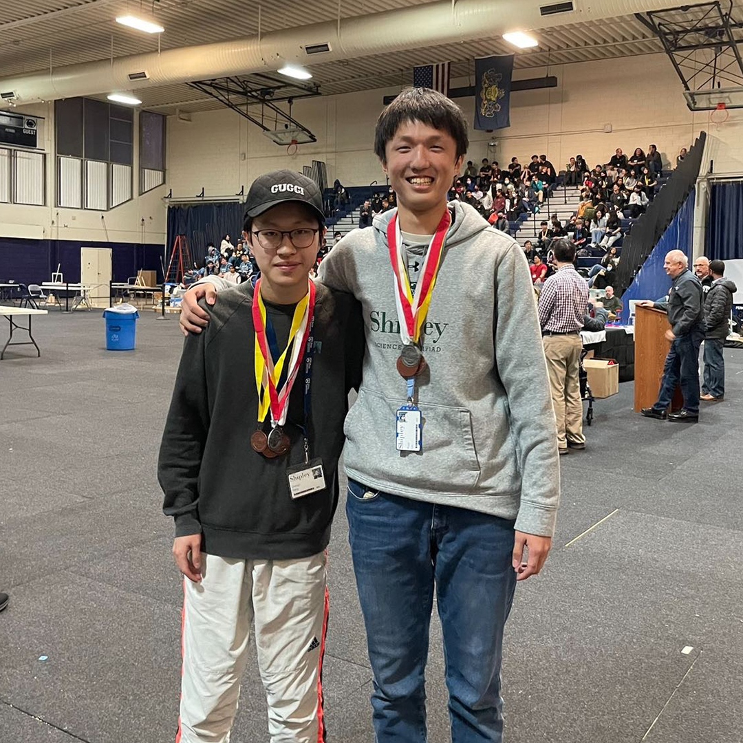 Our US Science Olympiad Team competed in the PA Southeast Region Tournament, held at Penn State Abington. The team of Bambi Tang '23 and Richard Liu '25 placed 2nd in the Detector Building event, 3rd in the Remote Sensing event, and 3rd in the Fermi Questions event.