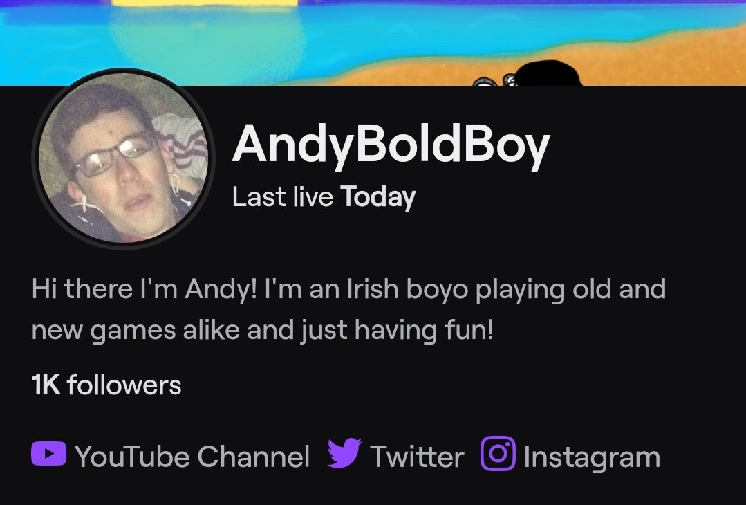 Finally reached 1K followers on Twitch, lets fucking goooooooo :)