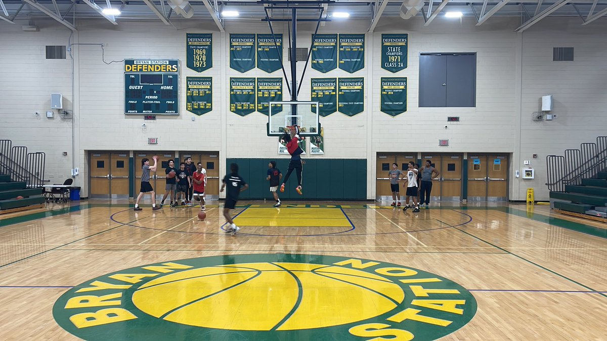 Practice at Bryan Station before Rupp tomorrow night!