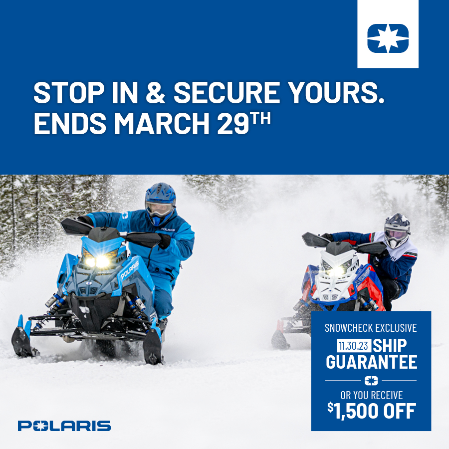 JPC_Campus's tweet photo. The 2024 Polaris Snowmobile lineup in here! Build your dream sled now through March 29, 2023, to get access to exclusive colors, engines, models, and technology. Stop in or call us at (608) 768-3297 to reserve your dream sled now!

#Polaris #SnowCheck #snowmobile https://t.co/MhEX0VUfMH