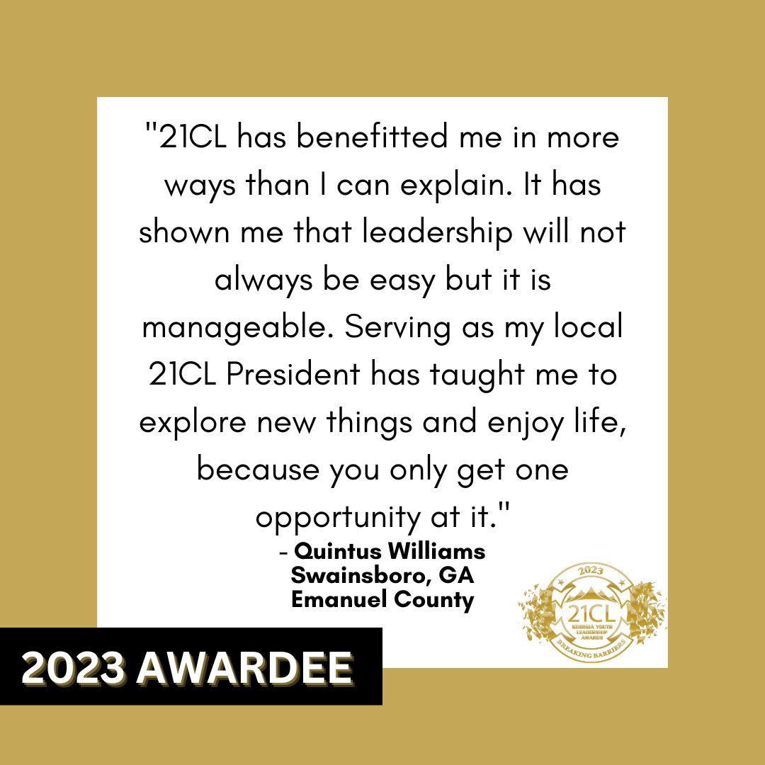 Meet the student winners! Leading up to our Georgia Youth Leadership Awards, presented by <a href="/wbd/">Warner Bros. Discovery</a> we'll be spotlighting each of our 21 GYLA winners. Meet Payton and Quintus, and learn about their accomplishments on Mar. 25 by securing your tickets today: cbo.io/bidapp/index.p…