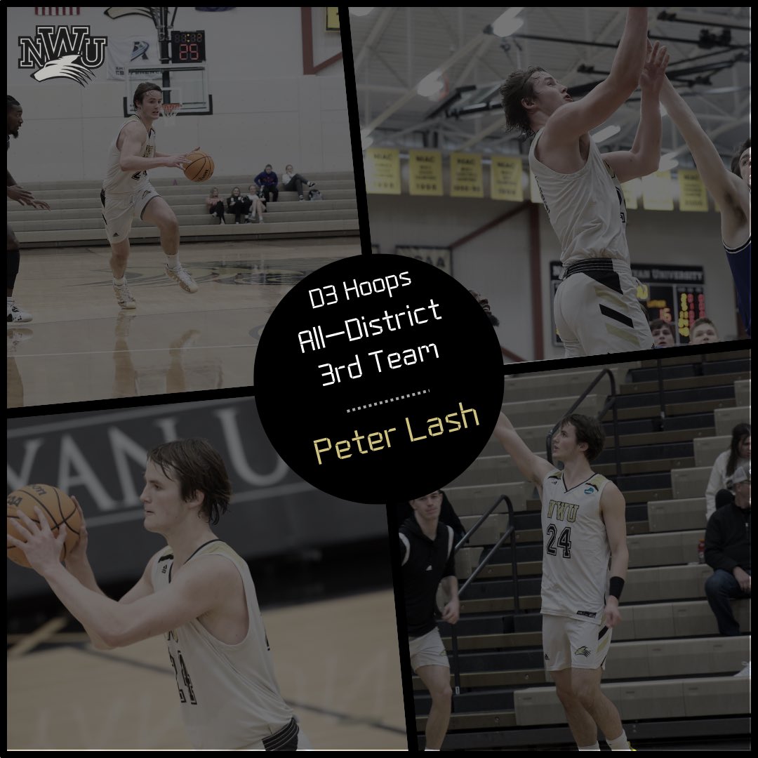 NWUSports's tweet photo. Adding to the Resume 📄

Peter Lash has been named to the NABC All-District Second Team and D3hoops All-District Third Team. @NWU_Basketball #YipYip #PWolfNation https://t.co/Pjw1LUH9xp