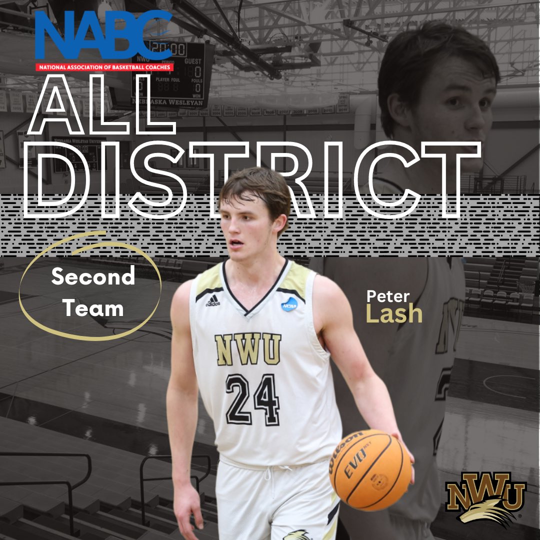 NWUSports's tweet photo. Adding to the Resume 📄

Peter Lash has been named to the NABC All-District Second Team and D3hoops All-District Third Team. @NWU_Basketball #YipYip #PWolfNation https://t.co/Pjw1LUH9xp
