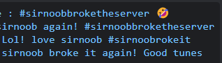 Sirnoob broke it... again. After a few minutes of issues, we're back up and running.

Fury Amsterdam went live straight away, and began the trend #sirnoobbroketheserver.  Brutal if you ask me.

Join the fun, and the war against sirnoob! sailorradio.com/discord